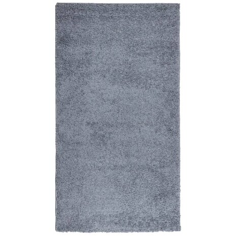 Vloerkleed PAMPLONA shaggy hoogpolig modern 80x150 cm blauw 2