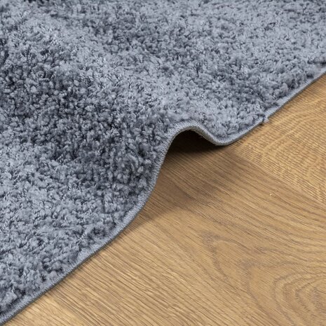 Vloerkleed PAMPLONA shaggy hoogpolig modern 80x150 cm blauw 6