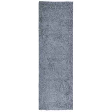 Vloerkleed PAMPLONA shaggy hoogpolig modern 80x250 cm blauw 2