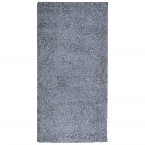 Vloerkleed PAMPLONA shaggy hoogpolig modern 100x200 cm blauw 2