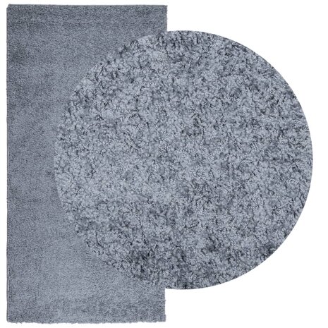 Vloerkleed PAMPLONA shaggy hoogpolig modern 100x200 cm blauw 3