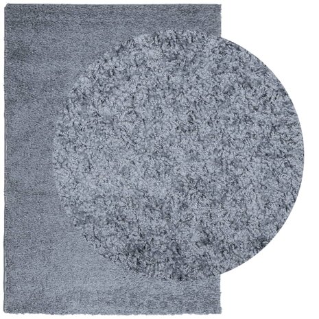 Vloerkleed PAMPLONA shaggy hoogpolig modern 120x170 cm blauw 3