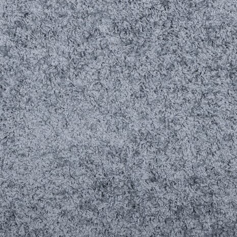 Vloerkleed PAMPLONA shaggy hoogpolig modern Ø 80 cm blauw 9