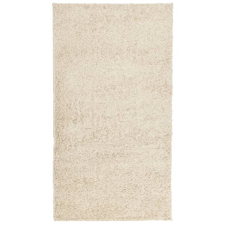 Vloerkleed PAMPLONA shaggy hoogpolig modern 60x110 cm goudkleur 2