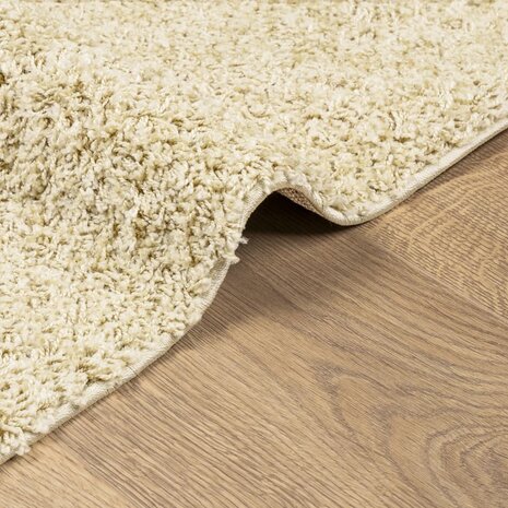 Vloerkleed PAMPLONA shaggy hoogpolig modern 60x110 cm goudkleur 6