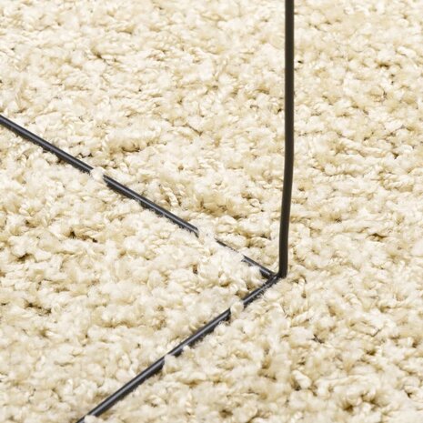 Vloerkleed PAMPLONA shaggy hoogpolig modern 60x110 cm goudkleur 8
