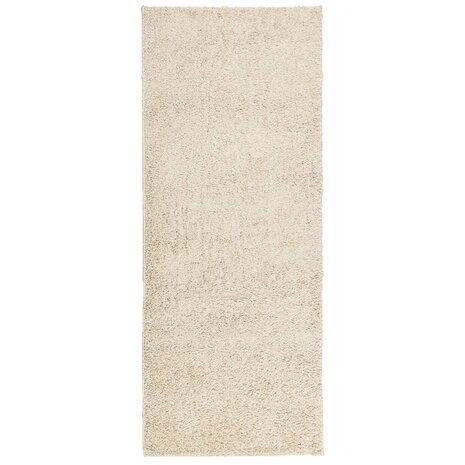 Vloerkleed PAMPLONA shaggy hoogpolig modern 80x200 cm goudkleur 2
