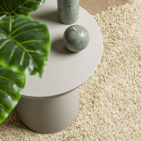 Vloerkleed PAMPLONA shaggy hoogpolig modern 100x200 cm goud 7