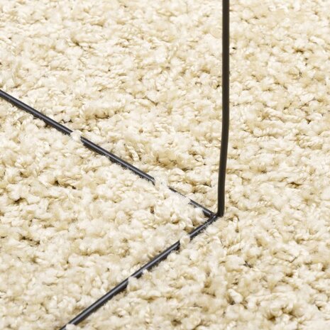 Vloerkleed PAMPLONA shaggy hoogpolig modern 100x200 cm goud 8