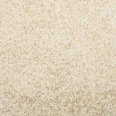Vloerkleed PAMPLONA shaggy hoogpolig modern Ø 120 cm goudkleur 9