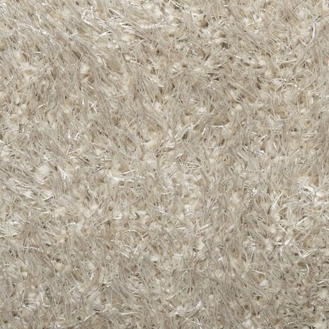 Vloerkleed ISTAN hoogpolig glanzend Ø 80 cm beige 9