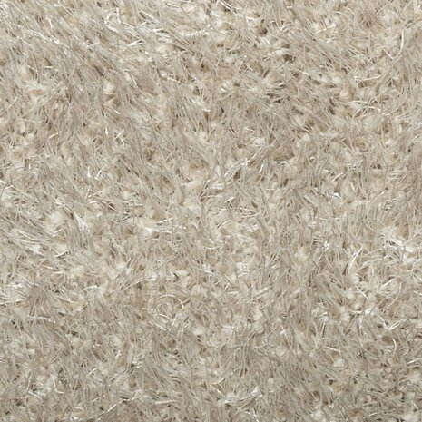 Vloerkleed ISTAN hoogpolig glanzend Ø 100 cm beige 9