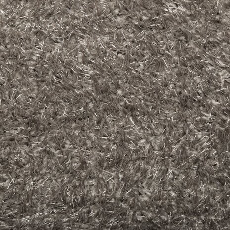 Vloerkleed ISTAN hoogpolig glanzend 100x200 cm grijs 9