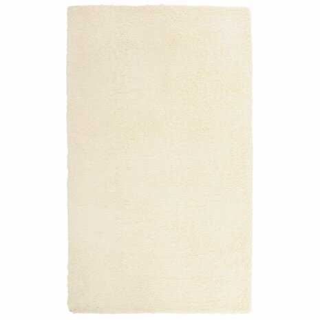 Hoogpolig vloerkleed NAVARRA 60x100 cm polyester crèmekleurig 2