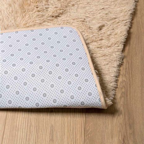 Hoogpolig vloerkleed NAVARRA 80x150 cm polyester beige 6