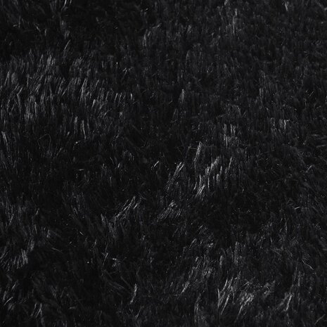 Hoogpolig vloerkleed NAVARRA 80x150 cm polyester zwart 9