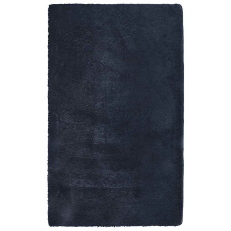 Hoogpolig vloerkleed NAVARRA 80x150 cm polyester marineblauw 2