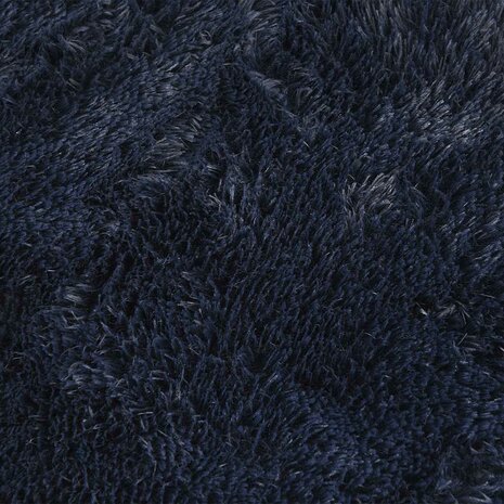 Hoogpolig vloerkleed NAVARRA 80x150 cm polyester marineblauw 9