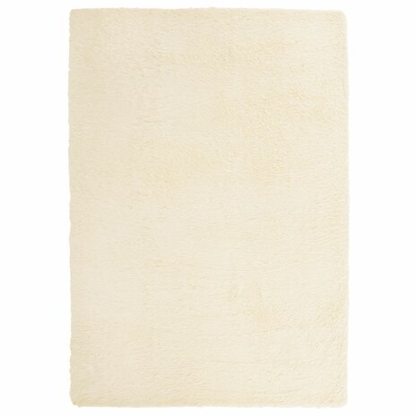 Hoogpolig vloerkleed NAVARRA 120x170 cm polyester crèmekleurig 2