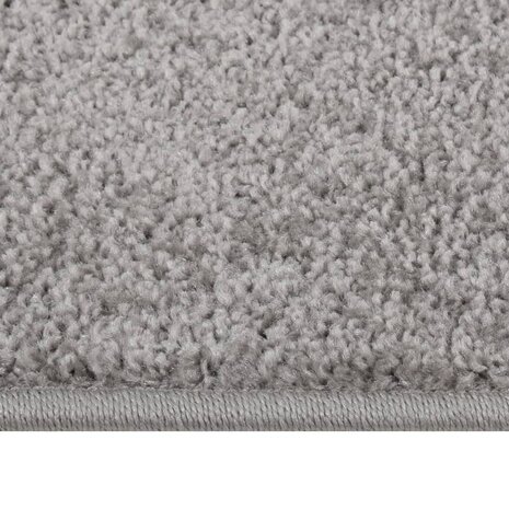 Vloerkleed kortpolig 80x150 cm grijs 4