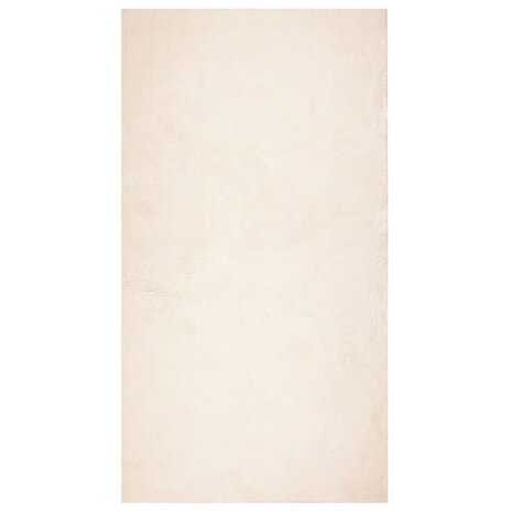 Vloerkleed HUARTE laagpolig zacht wasbaar 80x150 cm beige 2