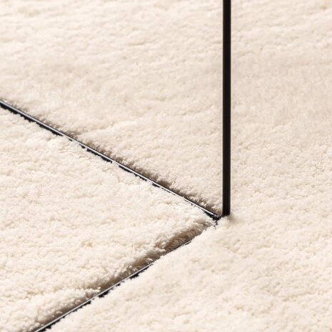 Vloerkleed HUARTE laagpolig zacht wasbaar 80x150 cm beige 8