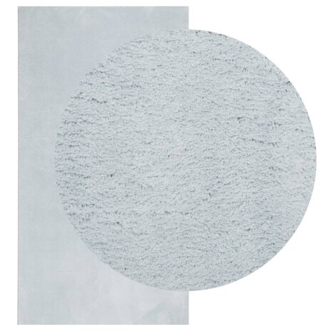 Vloerkleed HUARTE laagpolig zacht wasbaar 80x150 cm blauw 3