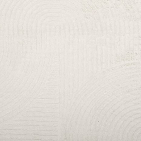 Vloerkleed IZA laagpolig Scandinavisch 100x200 cm crèmekleurig 9