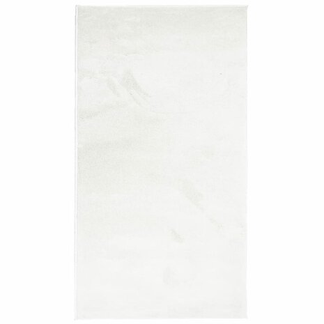 Vloerkleed OVIEDO laagpolig 60x110 cm crèmekleurig 2