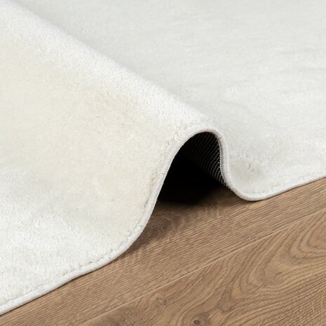 Vloerkleed OVIEDO laagpolig 60x110 cm crèmekleurig 6