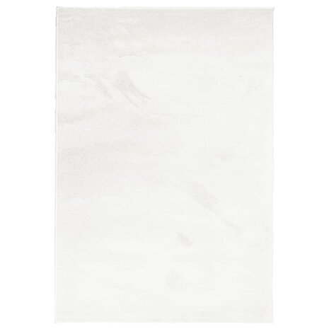 Vloerkleed OVIEDO laagpolig 120x170 cm crèmekleurig 2