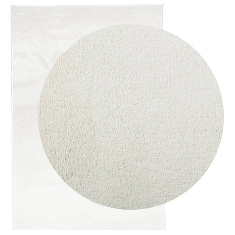 Vloerkleed OVIEDO laagpolig 120x170 cm crèmekleurig 3