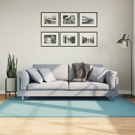 Vloerkleed OVIEDO laagpolig 140x200 cm groen 1