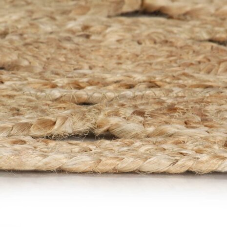 Vloerkleed handgemaakt 150 cm gevlochten jute 3