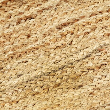 Vloerkleed handgemaakt 80x250 cm jute 4