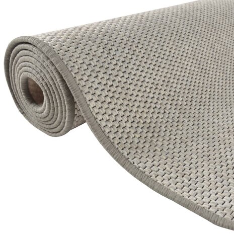 Tapijtloper 80x250 cm sisal-look taupe 5