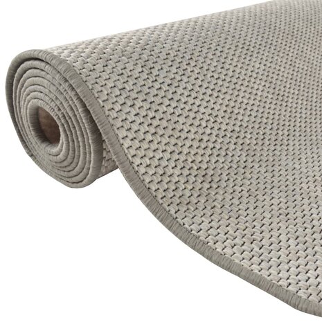 Tapijtloper 80x300 cm sisal-look taupe 5