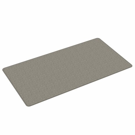 Tapijtloper 80x150 cm sisal-look zilverkleurig 2
