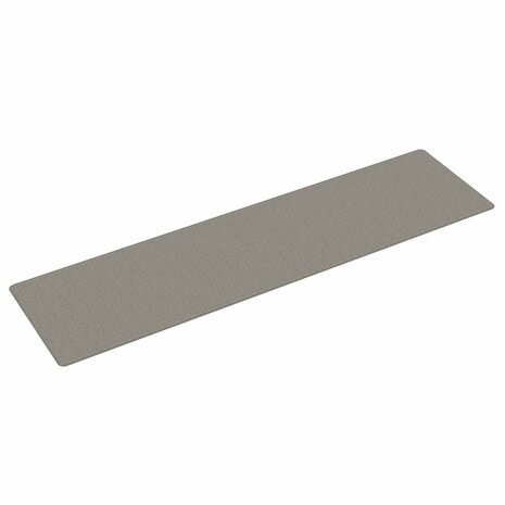 Tapijtloper 80x300 cm sisal-look zilverkleurig 2