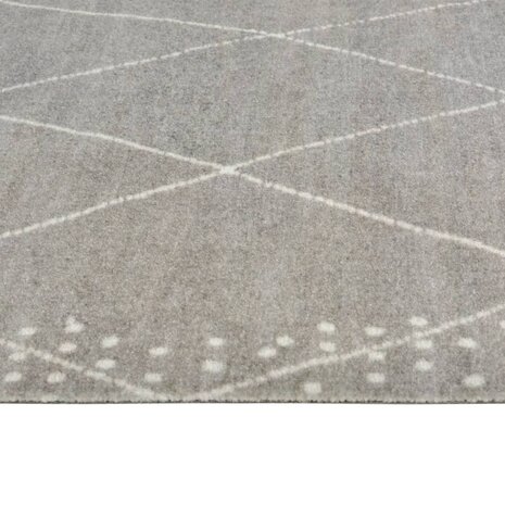 Keukenmat wasbaar geruit 60x180 cm fluweel 4