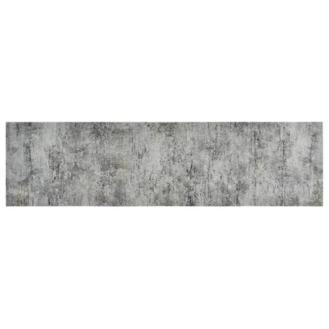 Keukenmat wasbaar betonprint 45x150 cm fluweel 2