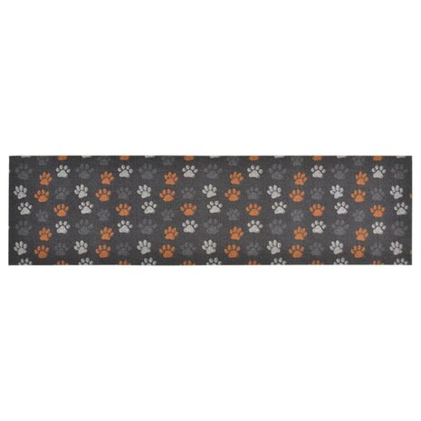Keukenmat wasbaar potenprint 45x150 cm fluweel 2