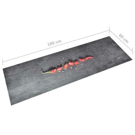 Keukenmat wasbaar Pepper 60x180 cm 5