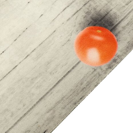 Keukenmat wasbaar tomatenprint 60x300 cm fluweel 3
