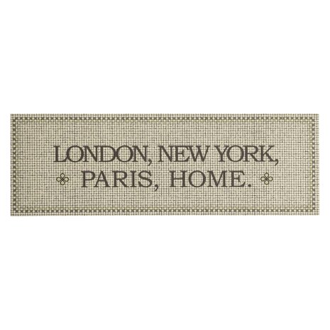 Keukenmat wasbaar Home-tekst 60x180 cm fluweel 2