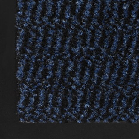 Droogloopmatten 2 st rechthoekig getuft 60x90 cm blauw 5