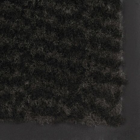 Droogloopmatten 2 st rechthoekig getuft 80x120 cm zwart 5