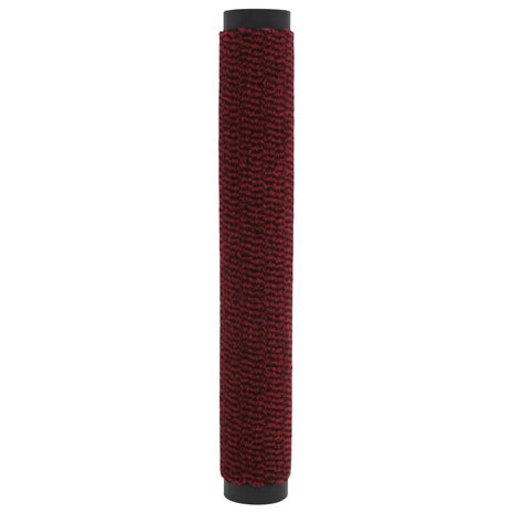 Droogloopmatten 2 st rechthoekig getuft 80x120 cm rood 4