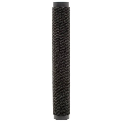 Droogloopmatten 2 st rechthoekig getuft 90x150 cm zwart 4