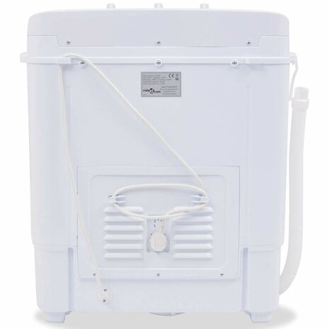 Mini wasmachine met dubbele trommel 5,6 kg 3